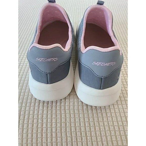 NWOB Skechers Ultra Flex 2.0 149185 Gray Pink Sz 8.5 Slip On Walking Shoes - Picture 6 of 11